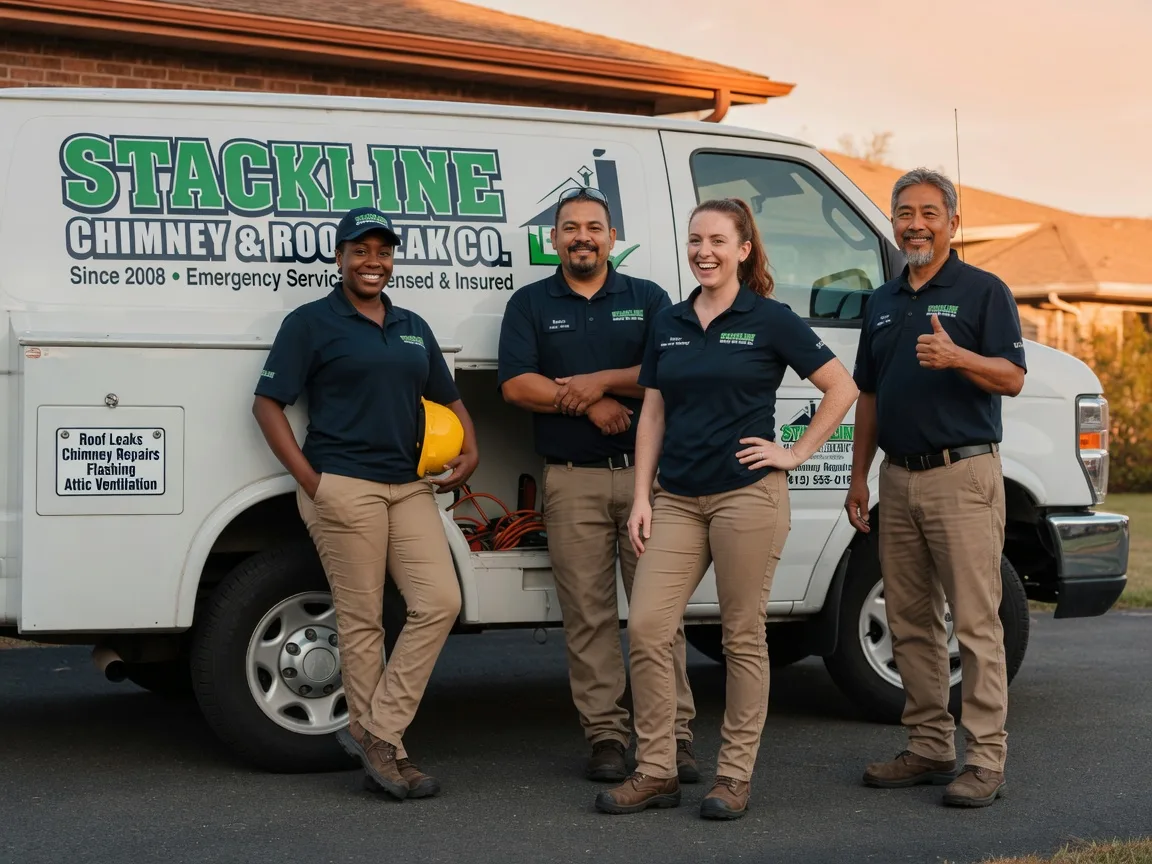 Chimney flashing repair company in Pine Prairie, LA